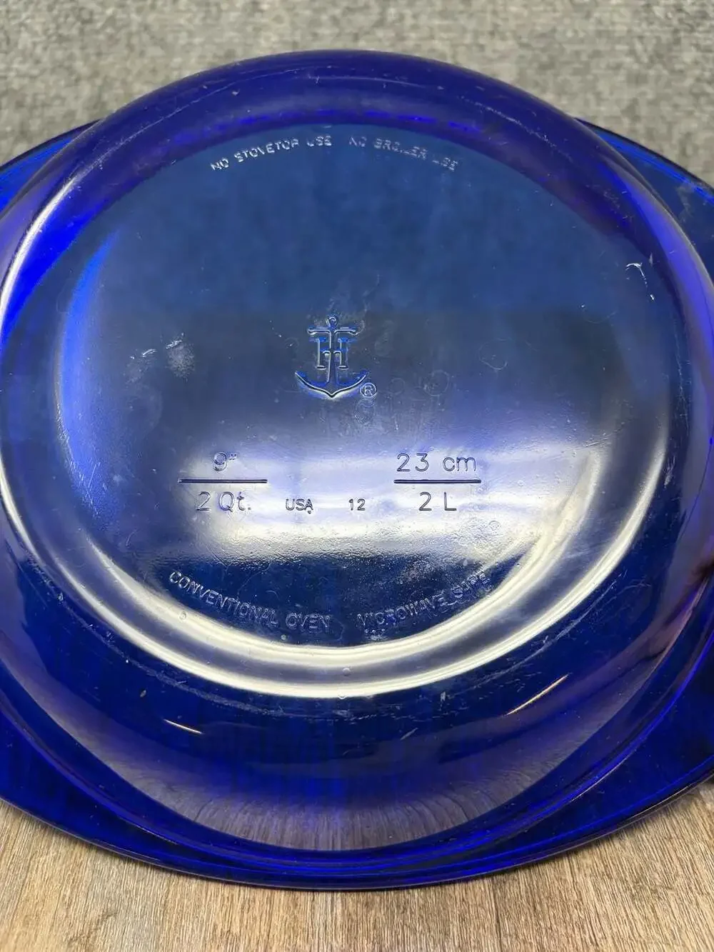 Anchor Hocking Deep Cobalt Blue 9